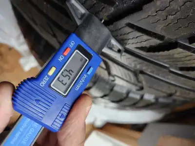 I am selling a pair of winter tires with the specification 245/65R17 107T, perfect for providing enh...