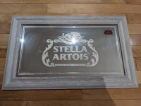 Stella Artois 31x19 inches bar mirror wall art