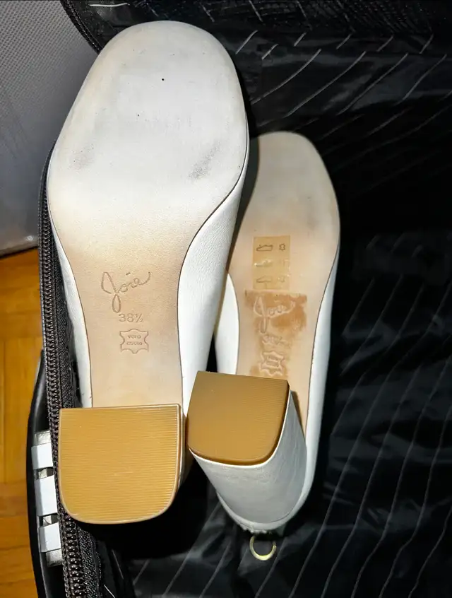 Joie White Leather Heeled Ankle Boots - Size 38.5 in Other in City of Toronto - Image 6