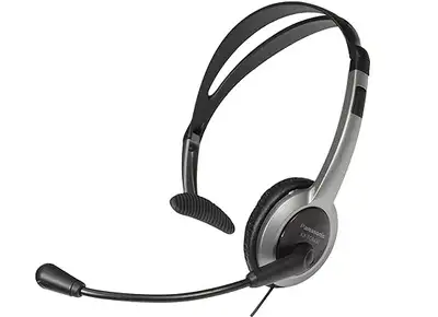 Panasonic KXTCA430S Comfort Fit Casque pliable avec prise jack 2,5 mm Argenté • Casque conçu pour :...