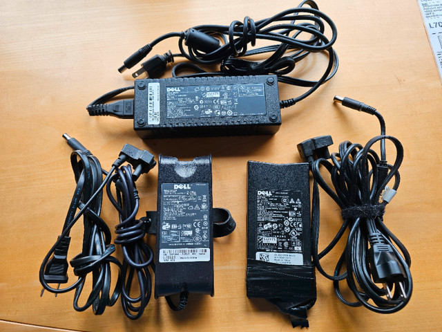 Original DELL Pwr Supply/AC Adapter/Charger (4 SALE)Used $25 in Laptop Accessories in Oakville / Halton Region