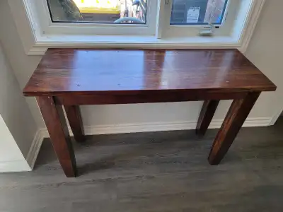 solid wood console table, View more