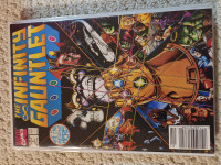 Comics Marvel The Infinity Gauntlet Avengers Thanos Full Set