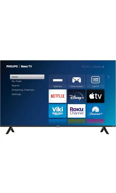 New Philips Roku TV 55" 4K Ultra HD Was in use 6 months. Work perfectly. Selling because of moving t...