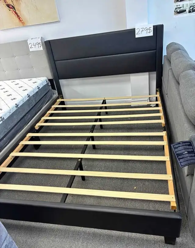 Bed Frame Double  in Beds & Mattresses in Longueuil / South Shore - Image 2