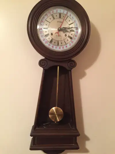 Vintage clocks and art glass, View more