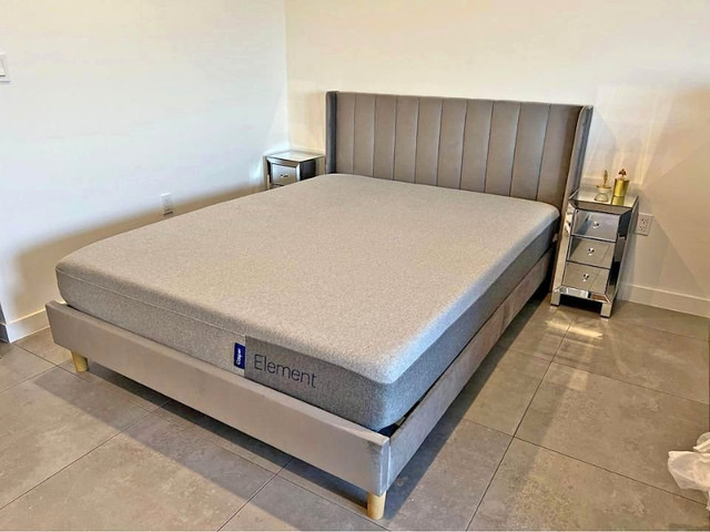 Brand new ~ Queen size Bed with mattress ~ Herman bed in Beds & Mattresses in Mississauga / Peel Region