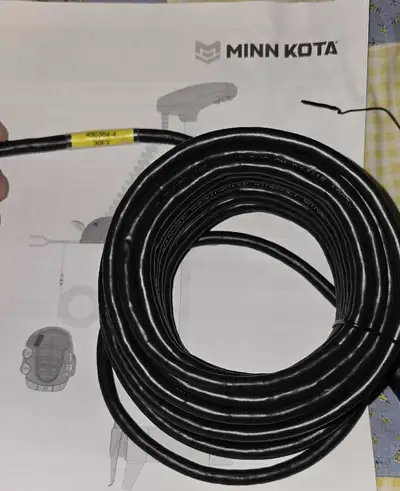MINN KOTA 30FT ETHERNET CABLE AND PIGTAIL., View more