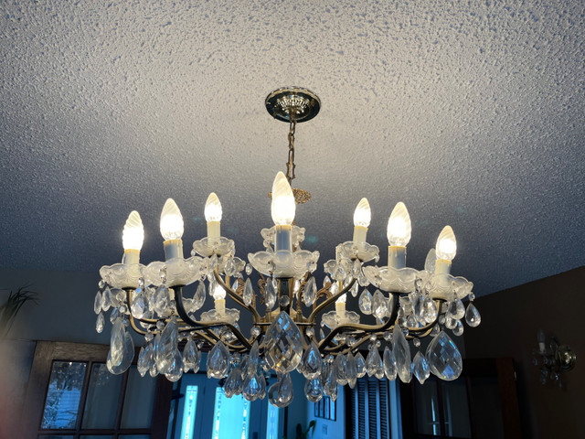 Beautiful Dining Room Chandelier From Italy in Indoor Lighting & Fans in Winnipeg - Image 2