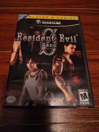 Resident Evil Zero for the gamecube. It is complete with discs, manual and case. Asking 25$ for it....