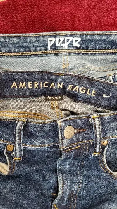 American Eagle and Pepe Jeans Ladies Jeans Size 28x28, View more