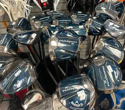 We have a large inventory of * DEMO * Callaway Epic Flash Sub Zero, Callaway Paradym, Callaway Mavri...