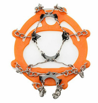 A Pair of 8-Tooth Non-Slip Snow Shoe Chains