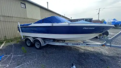 Hull in great condition, has aluminum i beam trailer, mercuser with alpha 1 outdrive, all in good sh...