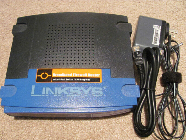 Linksys Broadband Firewall Router (4 port switch,  VPN Endpoint) in Networking in Kitchener / Waterloo