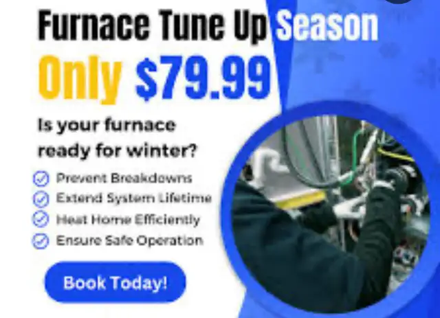 SEASONAL FURNACE TUNE UP ONLY $79.99 FOR BRAMPTON & CALEDON in Heating, Cooling & Air in Mississauga / Peel Region - Image 3