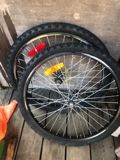 bicycle wheels 24x1.95 ($15 each), View more