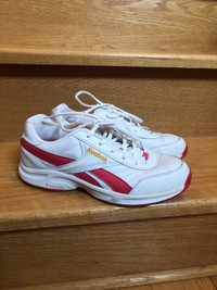 Reebok Pink and Orange Sneakers Size 7
