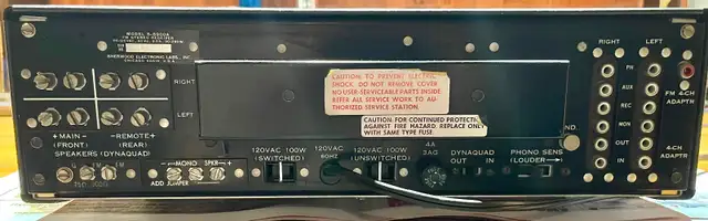 Sherwood S-8900A Vintage Stereo Receiver in Stereo Systems & Home Theatre in City of Toronto - Image 6