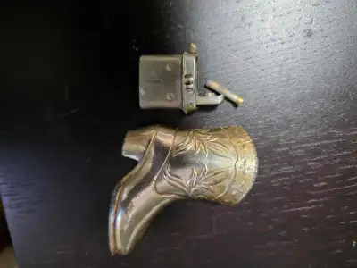 VINTAGE. COWBOY BOOT LIGHTER. VINTAGE LIGHTER., View more
