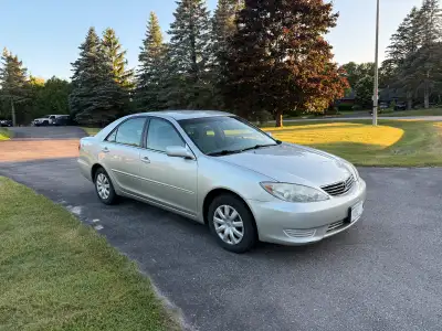 2005 Toyota Camry LE Safety certification is good until July 25th -2.4L inline 16 valve -one owner -...