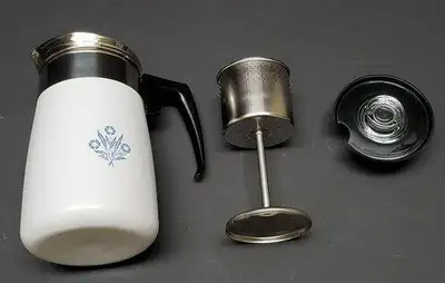 Corning Ware Collectors - Display a Triple Cornflower Coffeepot!, View more