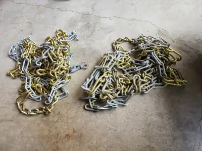 Clearing out garage - snow chains