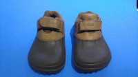 Crocs Upper Leather Strap Boys Shoes Size C12-13