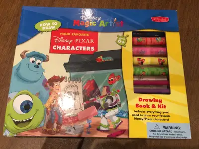 Vintage Disney Magic Art Drawing Book +Kit, View more