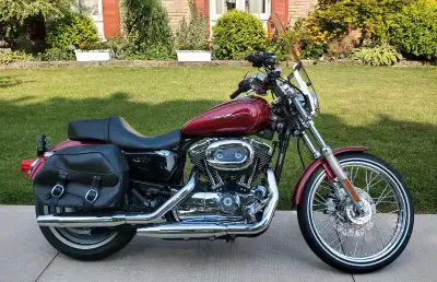 2005, HD, Sportster 1200 XL Custom; This spotless and perfectly clean bike has been lady ridden all...