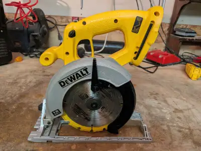 DeWalt 18v 6.5" circular saw, View more