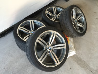 BMW 19” forged wheels with summer tires 