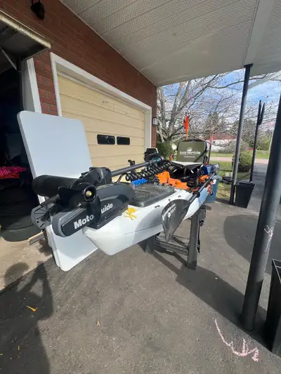 Custom Jackson Coosa Yak Attack Angler edition kayak - Outfitted with Yak Attack accessories - Motor...
