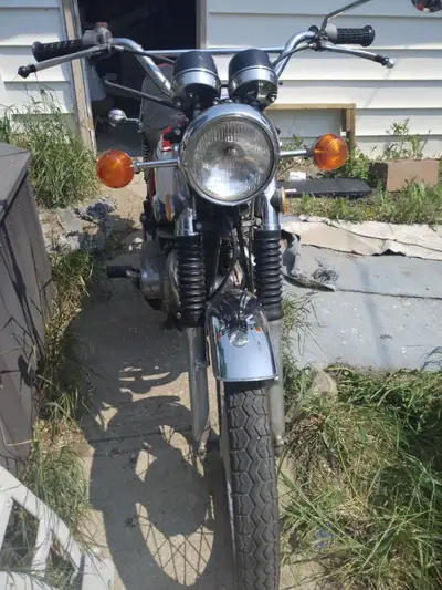 1972 Honda 350 Scrambler. Last plated in 2006. Ran perfectly and won people’s choice award in the bi...
