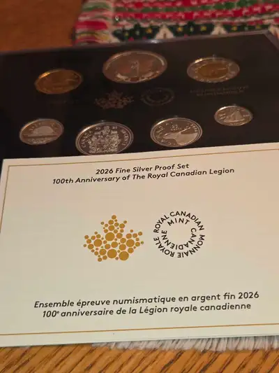 2026 Fine Silver Proof Set.   100 th anniversary of the Royal Ca, View more