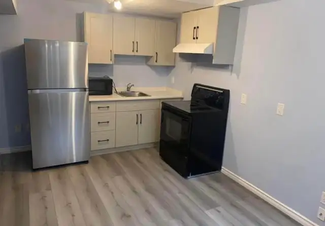 For Rent: 1 Bedroom Basement Apartment 