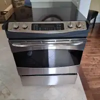 Ge profile slide in stove