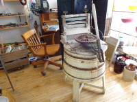 Antique wood wash mashine