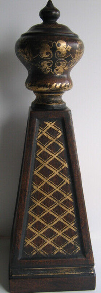 NEW, LARGE CLASSIC BIEDERMEIR STYLE DECOR OBELISK