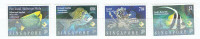 SINGAPORE. Série de 4 timbres "FISH/POISSONS".