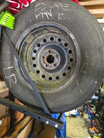 Winter tires Firestone Winterforce Used for 1 season. Came off a 2012 Ford Escape I think they're 17...
