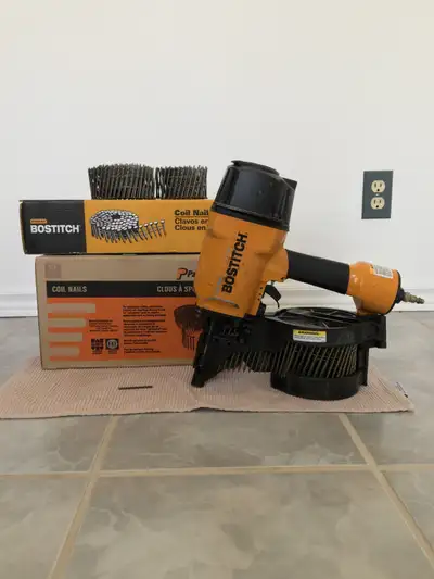 BOSTITCH COIL FRAMING NAILER  $150, View more