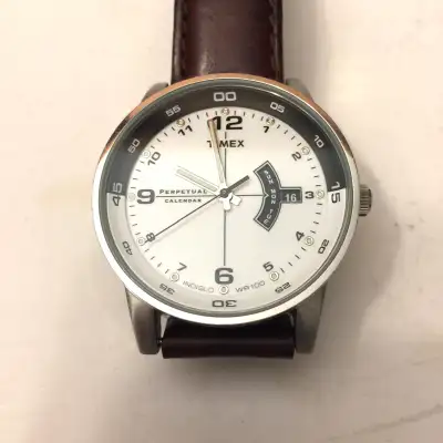 TIMEX WR 100 M Perpetual Calendar Indiglo Watch, View more
