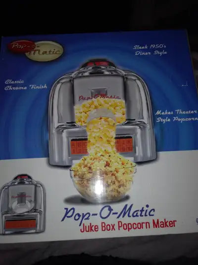Popomatic Jukebox Popcorn Machine Brand New!!! B000 S00347