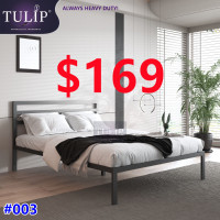 $169 TULIP® BRAND NEW BED FRAME#3~SOLID STYLE