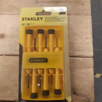 STANLEY Screwdriver Set, Precision, 6-Piece (66-052) , Yellow
