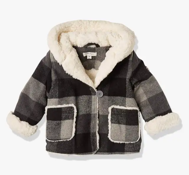 JESSICA SIMPSON BABY - 18M - NWT - BABY GIRLS /INFANT PLAID COAT in Clothing - 12-18 Months in Kingston - Image 3