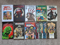Lot of 12 Mixed TPB/Graphic Novels DC Marvel Dark Horse