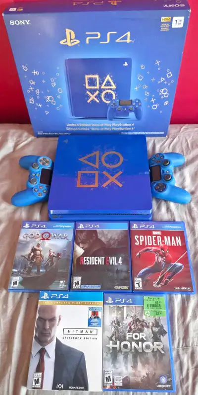 PlayStation 4 Limited Edition Days of Play(Bundle/pack complet), View more