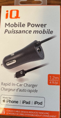 IQ rapid car charger for Iphone